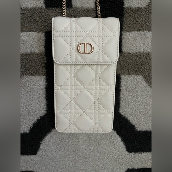 New Dior cannage off white bag for phone - Picture 2 of 3